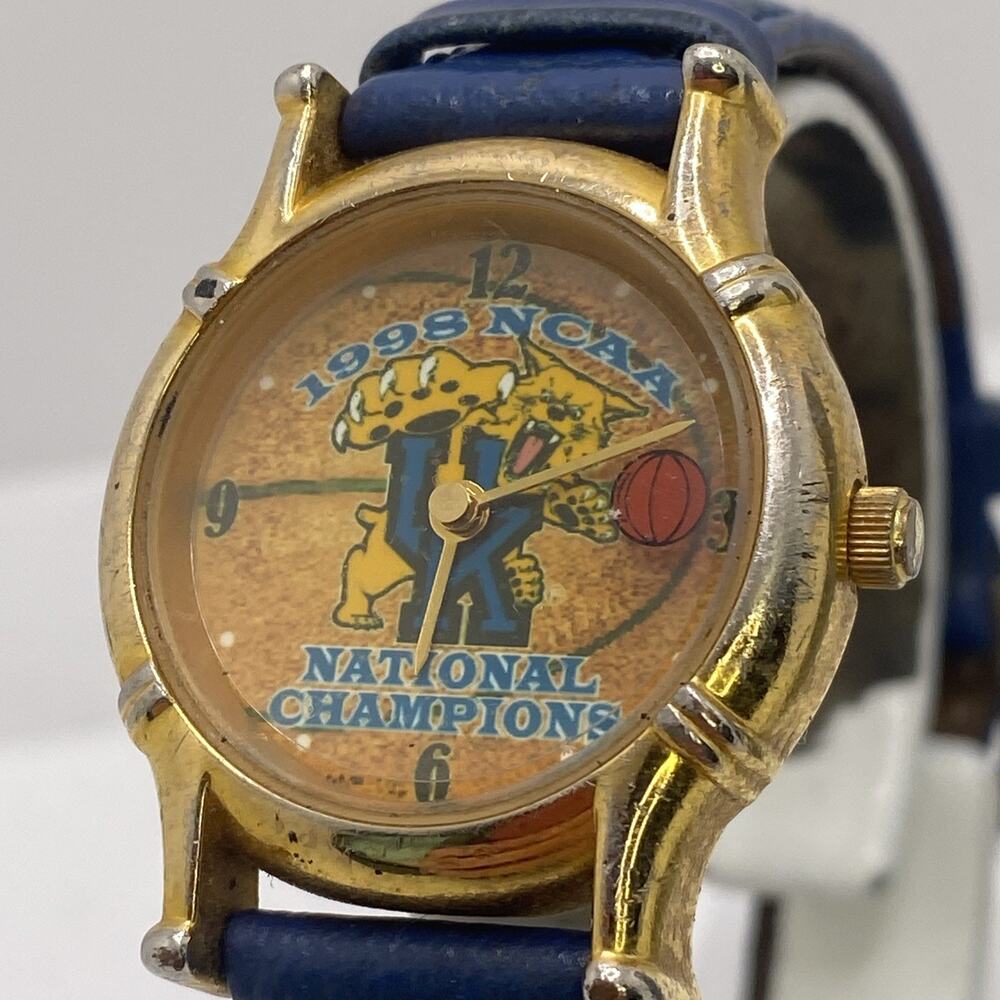 Vintage 1998 UK University Of kentucky Basketball Champs Watch New Battery